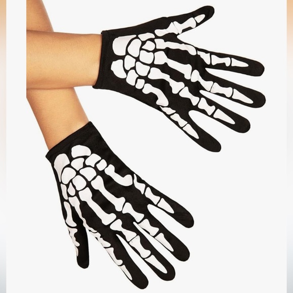 TipsyElves pleather Skelton gloves - Picture 5 of 5